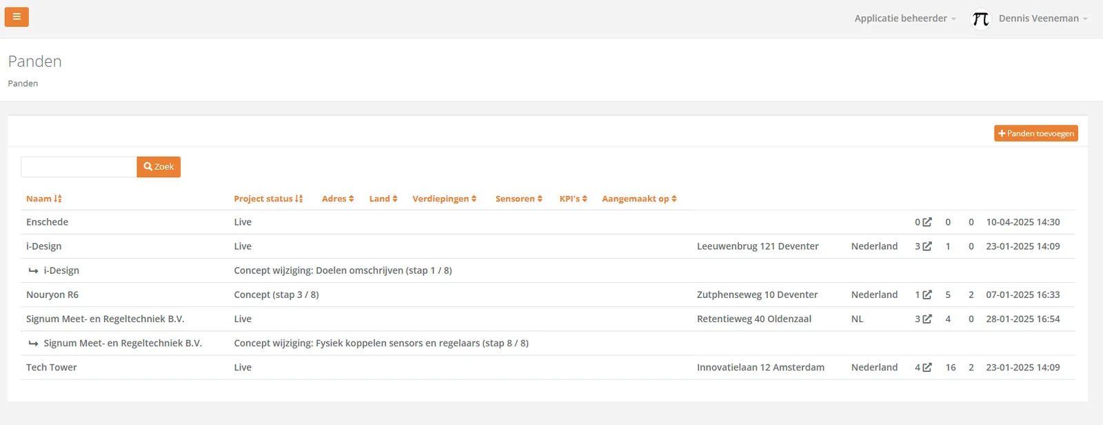 Hele portefeuille in één blik — Portefeuille-overzicht in het ControllX dashboard